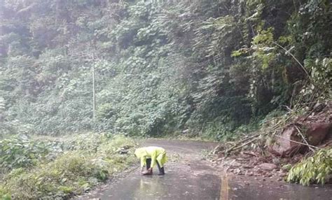 Derrumbe Bloquea Un Carril De La Carretera Oaxaca Tuxtepec