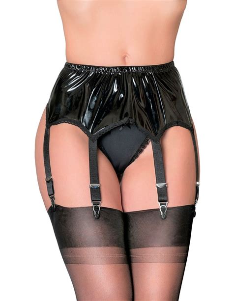 Premier Lingerie 6 Strap PVC Suspender Garter Belt For Etsy