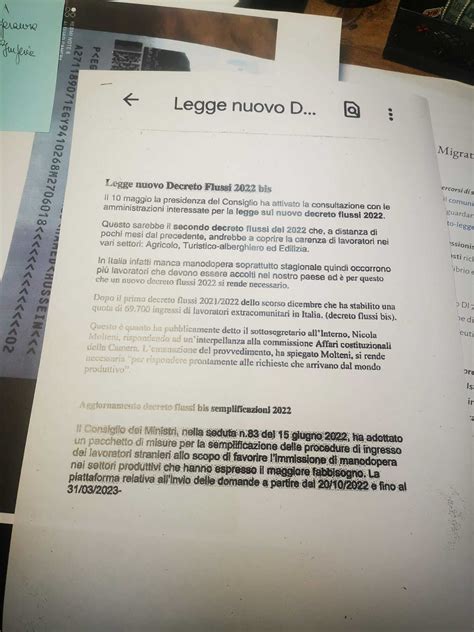 Nuovo Decreto Flussi Bis 2022 Sarà Vero Gli Stranieri