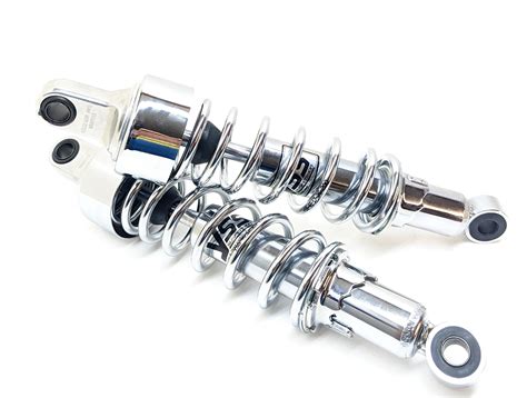 YSS Rear Shocks Chrome Spring And Shroud Classic Meteor 350 Baxter