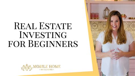 Real Estate Investing For Beginners Youtube