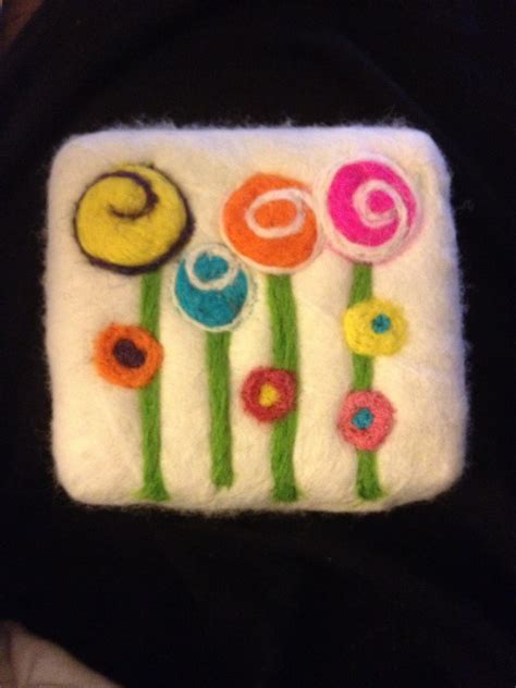 A Felted Flower Ode To Charles Rennie Mackintosh Felted Soap Needle