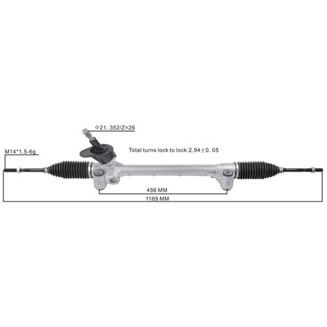 Lhd Manual Steering Rack Power Steering Racks