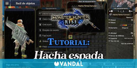 Hacha Espada En Monster Hunter Rise Tutorial Y Combos