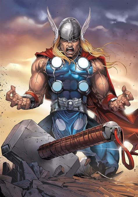 Pin On Tony Artworks Thor Comic Art Marvel Thor Thor Comic