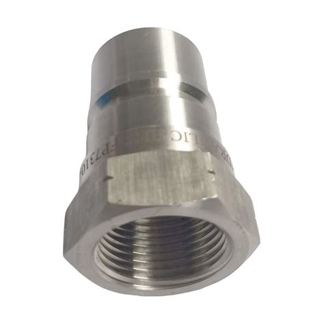 1 Npt Iso A Hydraulic Quick Coupling Stainless Steel Aisi316 Plug 2175psi Luneot