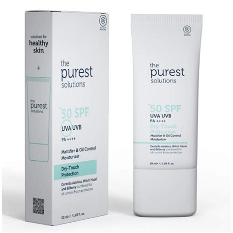 The Purest Solutions Dry Touch Protection Sunscreen For Oily Skin