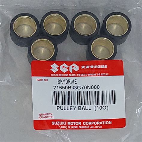 Suzuki Skydrive Pulley Ball Fly Ball G Roller Set Made In Japan