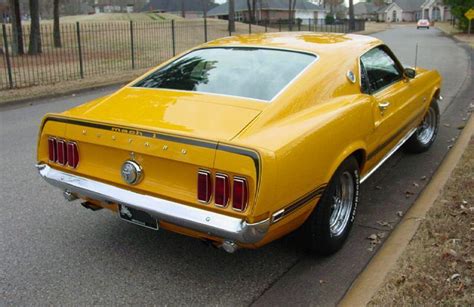 Special Yellow 1969 Mach 1 Russ Davis Performance Special Gas Ronda