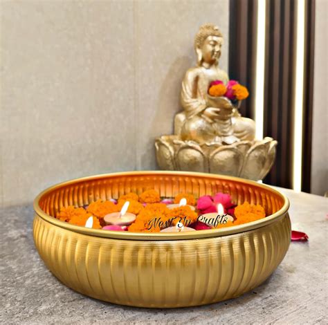 Buy Next In Crafts Flower Decorative Urli Bowl For Home Handicraft