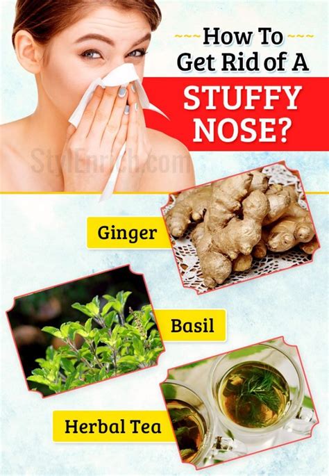 How To Get Rid of A Stuffy Nose Using Some Home Remedies?