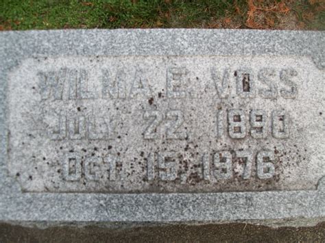 Wilma Emma Ballhorn Voss M Morial Find A Grave