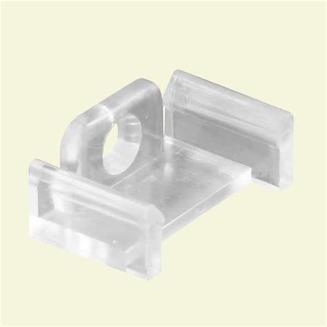 Prime Line Clear Plastic Window Grid Retainer Clip Pack L