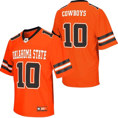 Colosseum 10 Oklahoma State Cowboys Orange Big And Tall Football Jersey