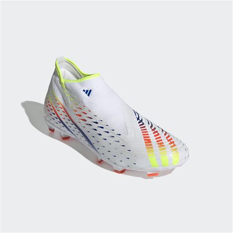 Adidas Predator Edge Laceless Firm Ground Boots White Adidas Qa