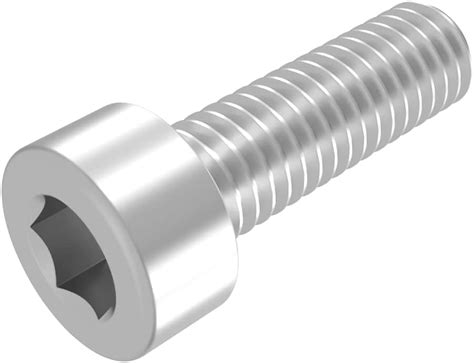 SECCARO Tornillo cilíndrico M5 x 16 mm acero inoxidable V2A VA A2 DIN