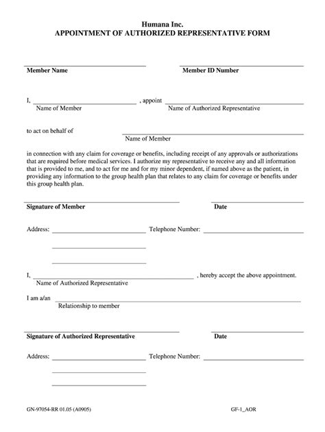 Authorized Representative Fill Out Sign Online Dochub