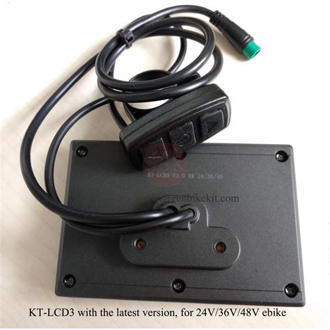 Kt Kunteng Control Panel LCD3 Meter With Junlei Male Connector For 24v