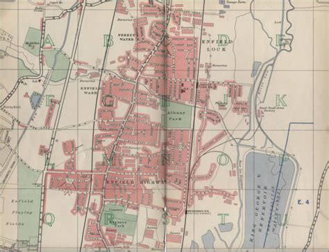 Map Of Enfield Lock London