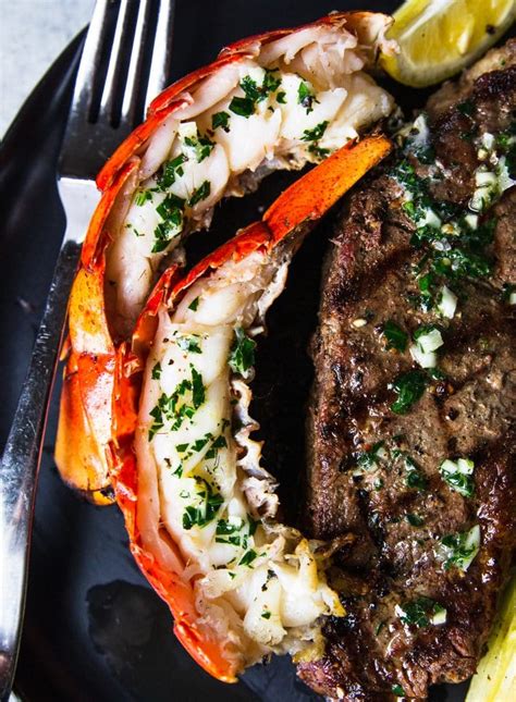 Surf And Turf Steak And Lobster Dinner Garden In The Kitchen