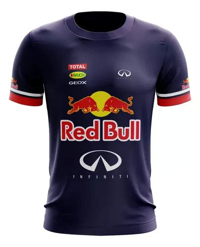 Camiseta Formula Redbull Dry Fit Uv Parcelamento Sem Juros