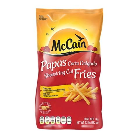 Papas Congeladas Mccain Corte Delgado Kg Walmart