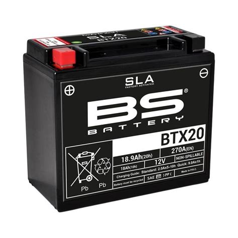 Batterie Btx L V Ah A Sla Bs Battery Ytx Bs Kramp