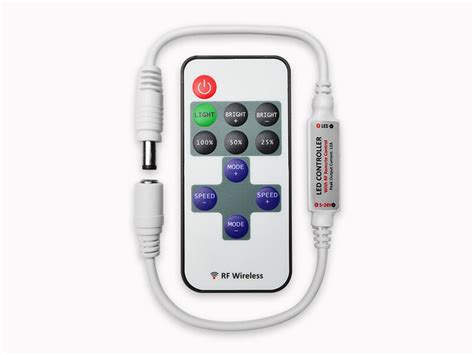 11 Key RF Remote And Controller For Single Color LED Strips