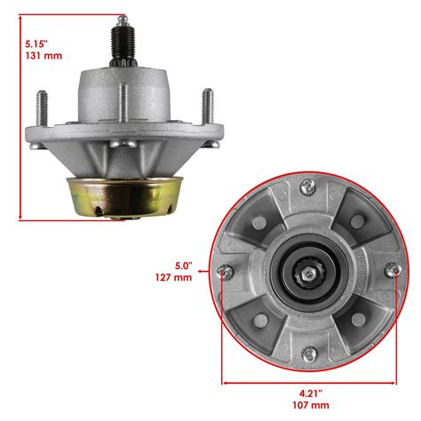 Caltric Spindle Assembly Wpulley Deck 48 54 For John Deere Z425 Z435 Z445 Ebay