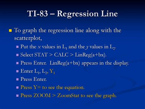 Calculating The Least Squares Regression Line Ppt Download