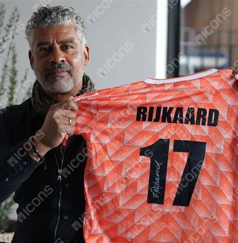 Frank Rijkaard Official UEFA EURO 2024 Back Signed And Hero Framed