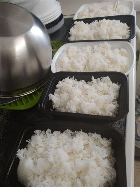 You Can Freeze Rice This Is Jasmine Rice 4 Cups Of Uncooked Make 5 Full To Go Containers R