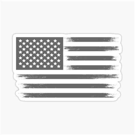 American Flag Usa Sticker By Mizlprint Redbubble