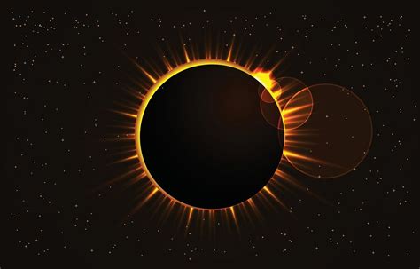 Real Solar Eclipse Wallpaper