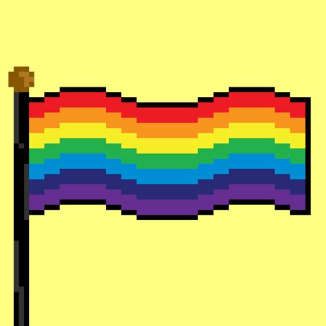 Pixel Pride Flag 13 Pixels And Colour Opensea