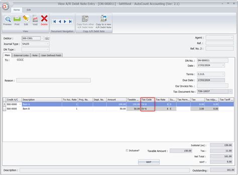 Accounting 2 1 Others Import From Excel Tax Code Is Not Imported