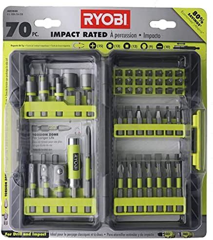 Ryobi AR2040 Impact Rated Driving Kit 70 Piece Pricepulse