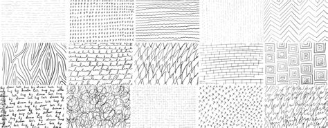 Hand Drawn Pencil Line Crosshatch Textures Vector Scribbles Horizontal And Wavy Strokes