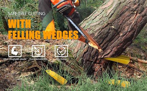 Neo Tec 6 Pack Tree Felling Wedges With Spikes For Safe