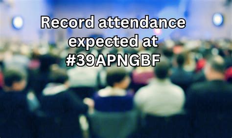 Record Attendance Expected At 39APNGBF Next Week Australia Papua New