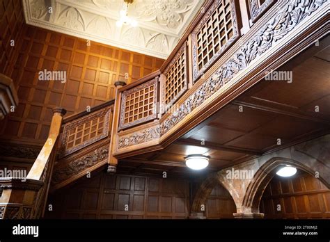 Holztreppe Im Bletchley Park Einst Heimstadion Des Britischen