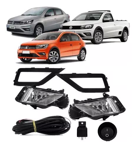 Kit Farol Auxiliar Gol Voyage G8 2018 2019 A 2021 2022 2023