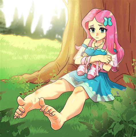 268066 Not Furry Safe Artist Dalsegno Fluttershy Mlp Human