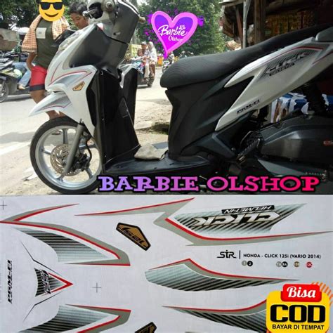 Jual BISA COD Striping Stiker Variasi Motor Honda Vario 125 Old