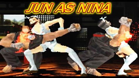 TAS Jun With Nina S Moves Gameplay Tekken 2 Arcade Version