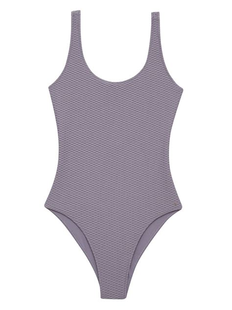 Anine Bing Jace Textured Swimsuit Editorialist