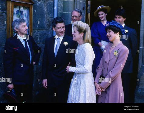 Scene From Tv Programme Take The High Road March 1991 Stock Photo Alamy