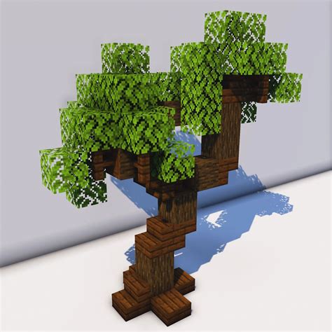 Custom Dark Oak Tree In Minecraft Cool Minecraft Make It Yourself Tree