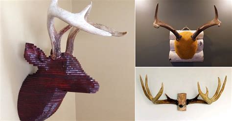 9 Cool DIY Deer Antler Mount Ideas ⋆ Bright Stuffs