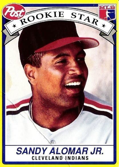 Alomar Sandy Jr Cleveland Indians Post Of Rookie